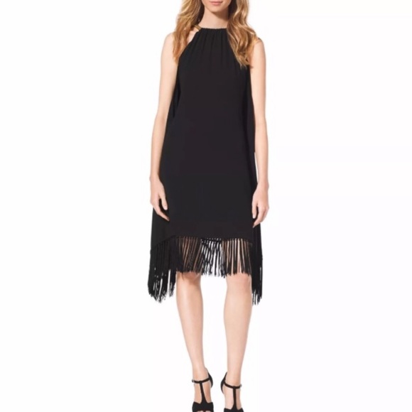 michael kors fringe dress